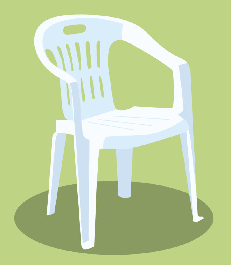 illustration fauteuil de jardin